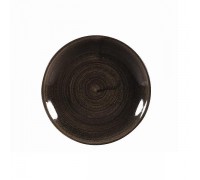 Тарелка мелкая 16,5см, без борта, Stonecast Patina, цвет Iron Black PAIBEVP61