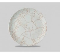 Тарелка мелкая 26см, без борта, цвет Kintsugi Coral, KTAMEV101
