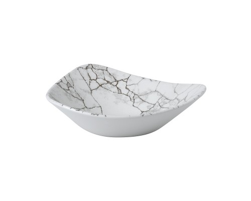 Салатник треугольный 0,60л d23,5см, без борта, цвет Kintsugi Agate Grey, Studio Prints KTAGTRB91