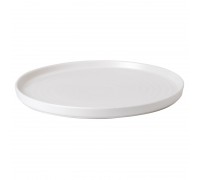 Тарелка мелкая CHEFS Walled d26см h2см, с прямым бортом, Vellum, цвет White полуматовый WHVMWP261