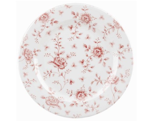 Тарелка мелкая 27,6см Vintage Prints, цвет Cranberry Rose Chintz RCCVP581