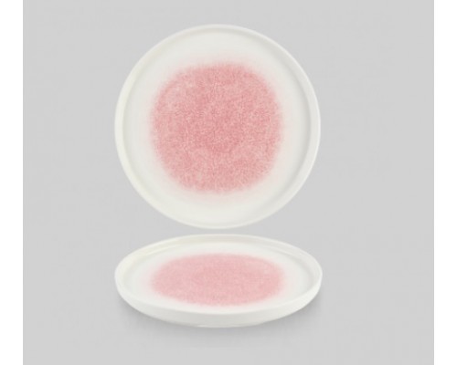 Тарелка мелкая 21см, h2см с прямым бортом, Chefs Plate, цвет Rose Quartz Pink, RKQPWP211