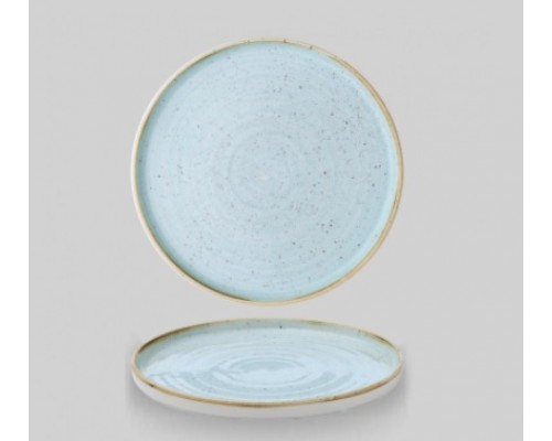 Тарелка мелкая d21см h2см с прямым бортом, Chefs Plate, Stonecast Duck Egg Blue SDESWP211