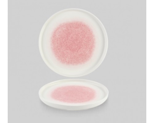 Тарелка мелкая 26см, h2см с прямым бортом, Chefs Plate, цвет Rose Quartz Pink, RKQPWP261