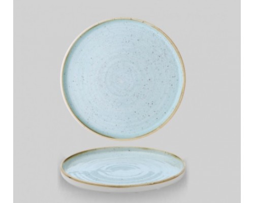 Тарелка мелкая d26см h2см с прямым бортом, Chefs Plate, Stonecast Duck Egg Blue SDESWP261