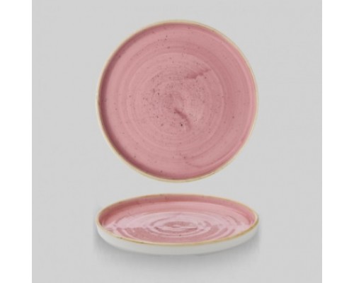 Тарелка мелкая d26см h2см с прямым бортом, Chefs Plate, Stonecast Petal Pink SPPSWP261