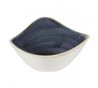 Салатник треугольный 0,26л d15,3см, без борта, Stonecast, цвет Blueberry SBBSTRB61