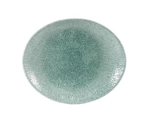 Блюдо овальное 31,7х25,5см, без борта, цвет Raku Jade Green, Studio Prints RKJGOP121