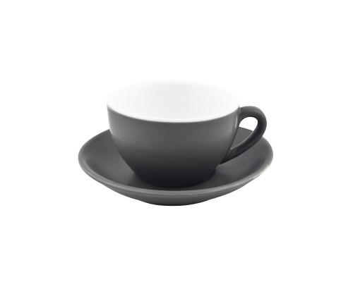 Чашка чайная 200мл (блюдце 14см), BEVANDE цвет Slate 978354