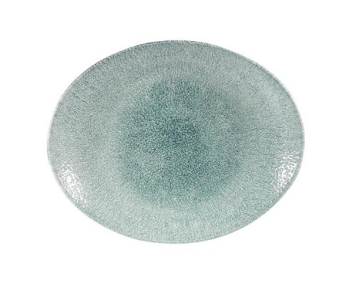 Блюдо овальное 27х22,9см, без борта, цвет Raku Jade Green, Studio Prints RKJGOP581