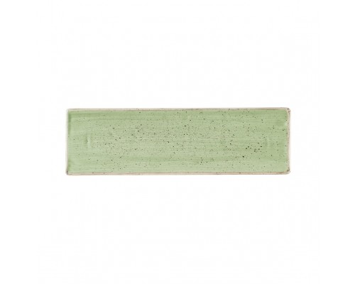 Блюдо прямоугольное 30х9см, без борта, цвет Stonecast Sage Green SSASOF301