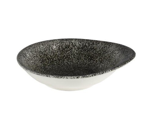 Салатник 0,30л 18х16,8см, без борта, цвет Raku Quartz Black, Studio Prints RKBQID71