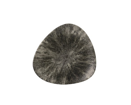 Тарелка мелкая треугольная 19,2см, без борта, цвет Stone Quartz Black, Studio Prints STQBTR71