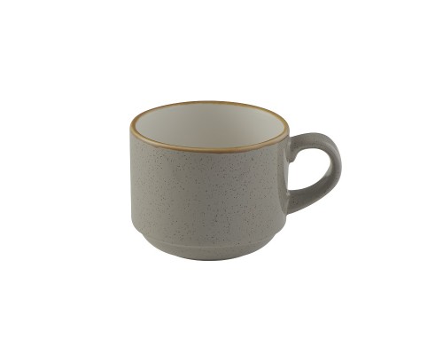Чашка чайная стекбл 220мл Stonecast, цвет Peppercorn Grey SPGSVSC81