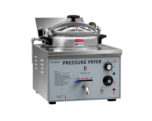 ФРИТЮРНИЦА HURAKAN ПОД ДАВЛЕНИЕМ HKN-EPF16M