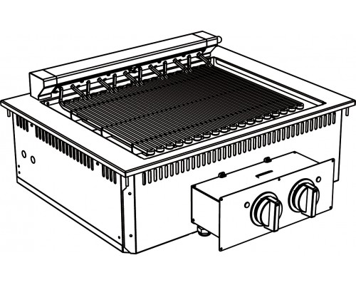 ГРИЛЬ ВСТРАИВАЕМЫЙ 700 СЕРИИ APACH CHEF LINE SLDI7GE8