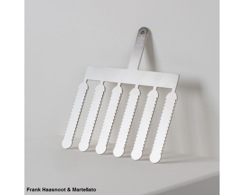 Трафарет для декора FEATHER ECLAIR COMB 12х2,5см, нерж.сталь, дизайн - Frank Haasnoot 20FH05