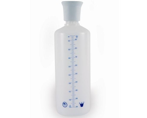 Бутылка мерная 1,0л, d8,3см h24,8см, п/п FLAN1
