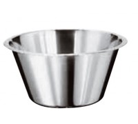 Миска коническая, 24х9,5 см, 3 л, нержавеющая сталь, 12582-24