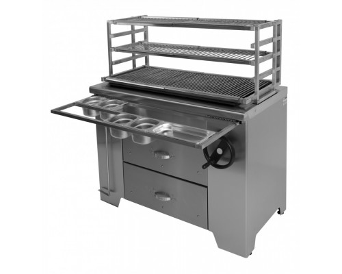 МАНГАЛ УГОЛЬНЫЙ МНОГОФУНКЦИОНАЛЬНЫЙ  GRILL MASTER УММ/2 (ROBATA L1200) 11314