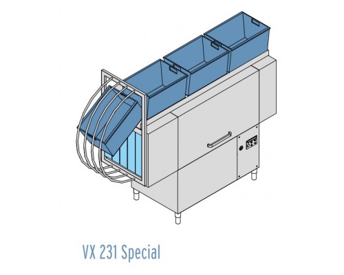 МАШИНА Д/МОЙКИ ЯЩИКОВ DIHR VX 231 SX SPECIAL+DDE