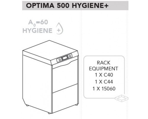 МАШИНА ПОСУДОМОЕЧНАЯ DIHR OPTIMA 500 H+