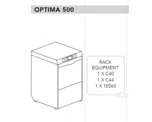 МАШИНА ПОСУДОМОЕЧНАЯ DIHR OPTIMA 500