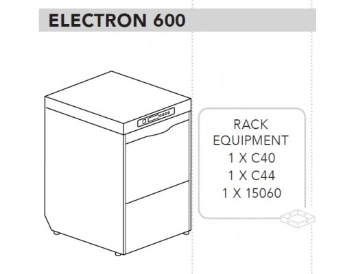 МАШИНА ПОСУДОМОЕЧНАЯ DIHR ELECTRON 600+PS