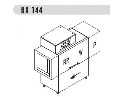 МАШИНА ПОСУДОМОЕЧНАЯ DIHR RX 144 SX+XP+DR69