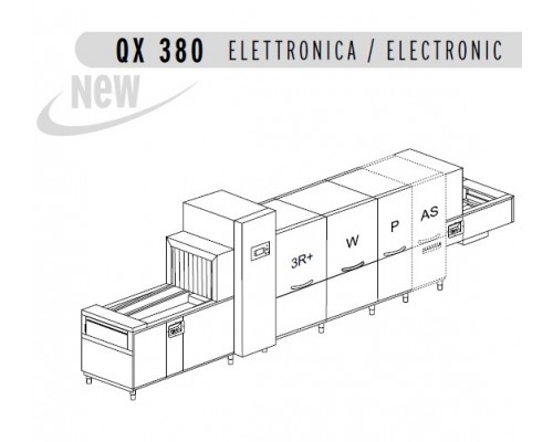 МАШИНА ПОСУДОМОЕЧНАЯ DIHR QX OPTIMA 380+DDE+HRF20+NZ6+DRF99MB+DRF69/2 ЧАСТИ