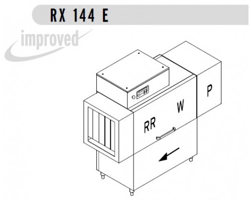 МАШИНА ПОСУДОМОЕЧНАЯ DIHR RX 144 DX+DDE+XP