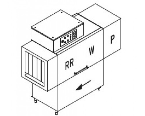 МАШИНА ПОСУДОМОЕЧНАЯ DIHR RX 144 SX+HR10+DR69