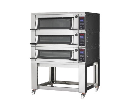 ПЕЧЬ ПОДОВАЯ БЕЗ КОЗЫРЬКА С ПОДСТАВКОЙ БЕЗ НАПРАВЛЯЮЩИХ APACH BAKERY LINE E4K6L DPBI-T