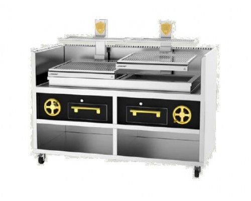 ГРИЛЬ ОТКРЫТЫЙ JOSPER BASQUE PVJ-76-2-2-MB