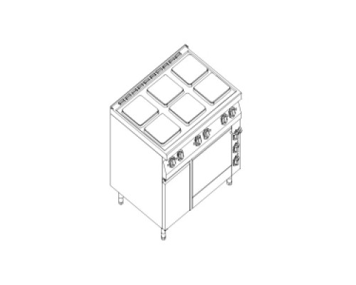 ПЛИТА 6 КОНФОРОЧН.900СЕР KOGAST ESK-T69/1-0