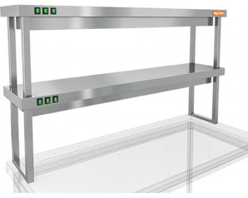 ПОЛКА ТЕПЛОВАЯ ДВУХЪЯРУСНАЯ HICOLD TP2-15/3