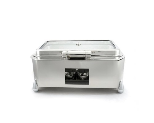 Мармит прямоугольный со стеклянной крышкой 12л, Jade JD/0/1/12/DP