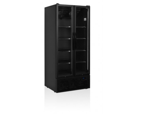 ШКАФ ХОЛОДИЛЬНЫЙ СО СТЕКЛОМ TEFCOLD FS890H BLACK