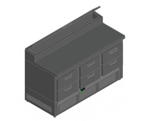 СТОЛ ДЛЯ ПИЦЦЫ HICOLD PZE1-222GN (1/3)