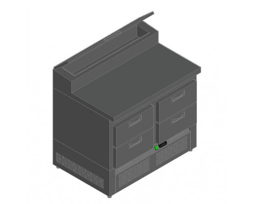 СТОЛ ДЛЯ ПИЦЦЫ HICOLD PZE2-22GN (1/6)