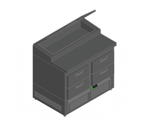 СТОЛ ДЛЯ ПИЦЦЫ HICOLD PZE1-22GN (1/3)