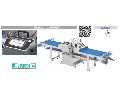 ТЕСТОРАСКАТКА ROLLMATIC R65AXP-T/16 /НАБОР Д/НАР. ПРЯМОУГ. 180*140ММ+НАБ.Д/НАР.КРУАССАНОВ 140Х130ММ