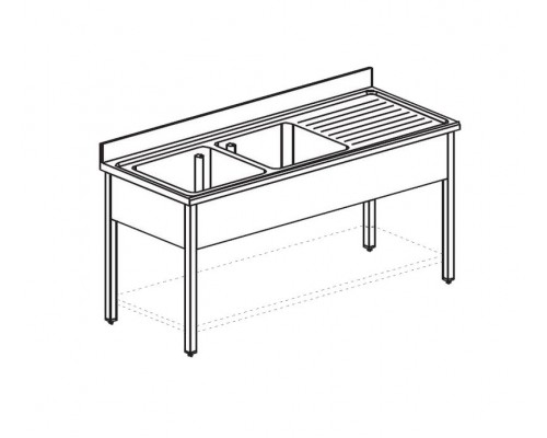 ВАННА МОЕЧНАЯ APACH CHEF LINE L2S217-65RW