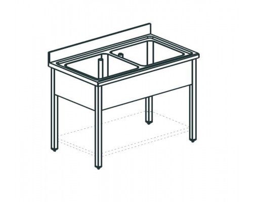 ВАННА МОЕЧНАЯ APACH CHEF LINE L2S166-54