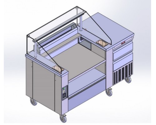 МОДУЛЬ МОБИЛЬНЫЙ APACH CHEF LINE LPSSС15RD2/1PLAT/TR15