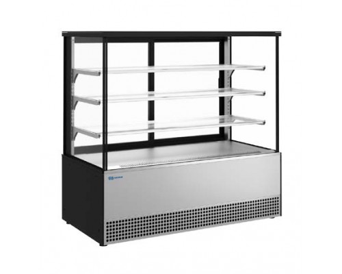 ВИТРИНА КОНДИТЕРСКАЯ KAYMAN KВК-1305М ЛЮКС КВАДРО ЧЕРНЫЙ