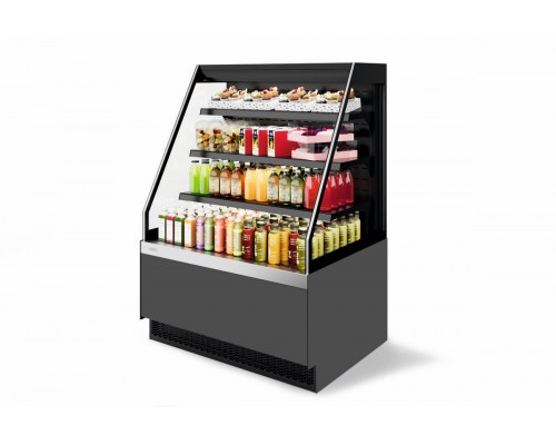 ВИТРИНА КОНДИТЕРСКАЯ VETE II KUB OF 90 СЕРЫЙ МАТ./МЕТАЛЛИК/ШЛИФ. НЕРЖ. (ВК277 (280-195))